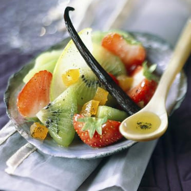 Salade de fruits à l'huile d'olive Winners | French Chefs Compete for EVOO Cooking Awards | world whats cooking with olive oil